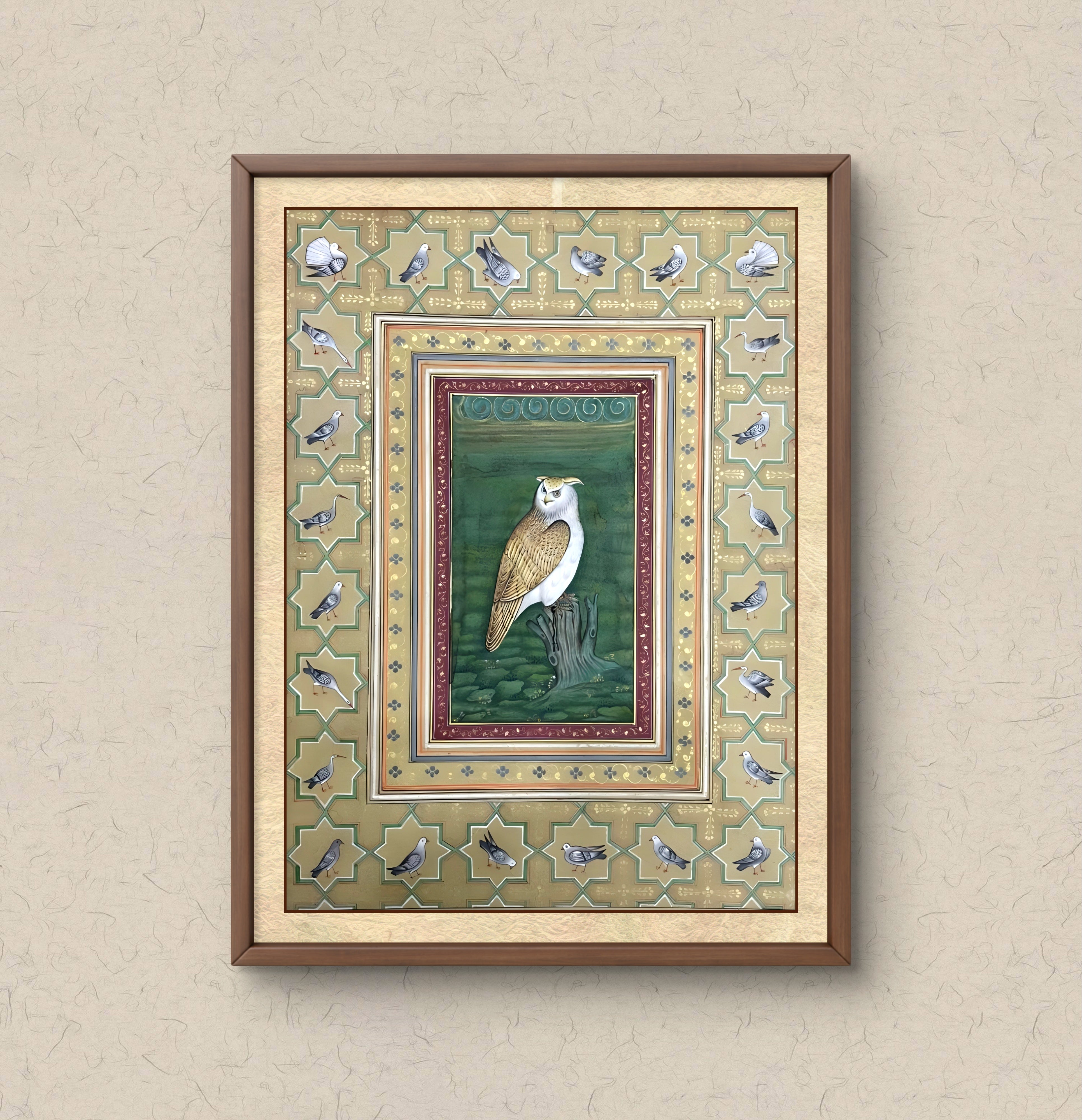 Regal Owl (east facing) – Handcrafted Miniature Art