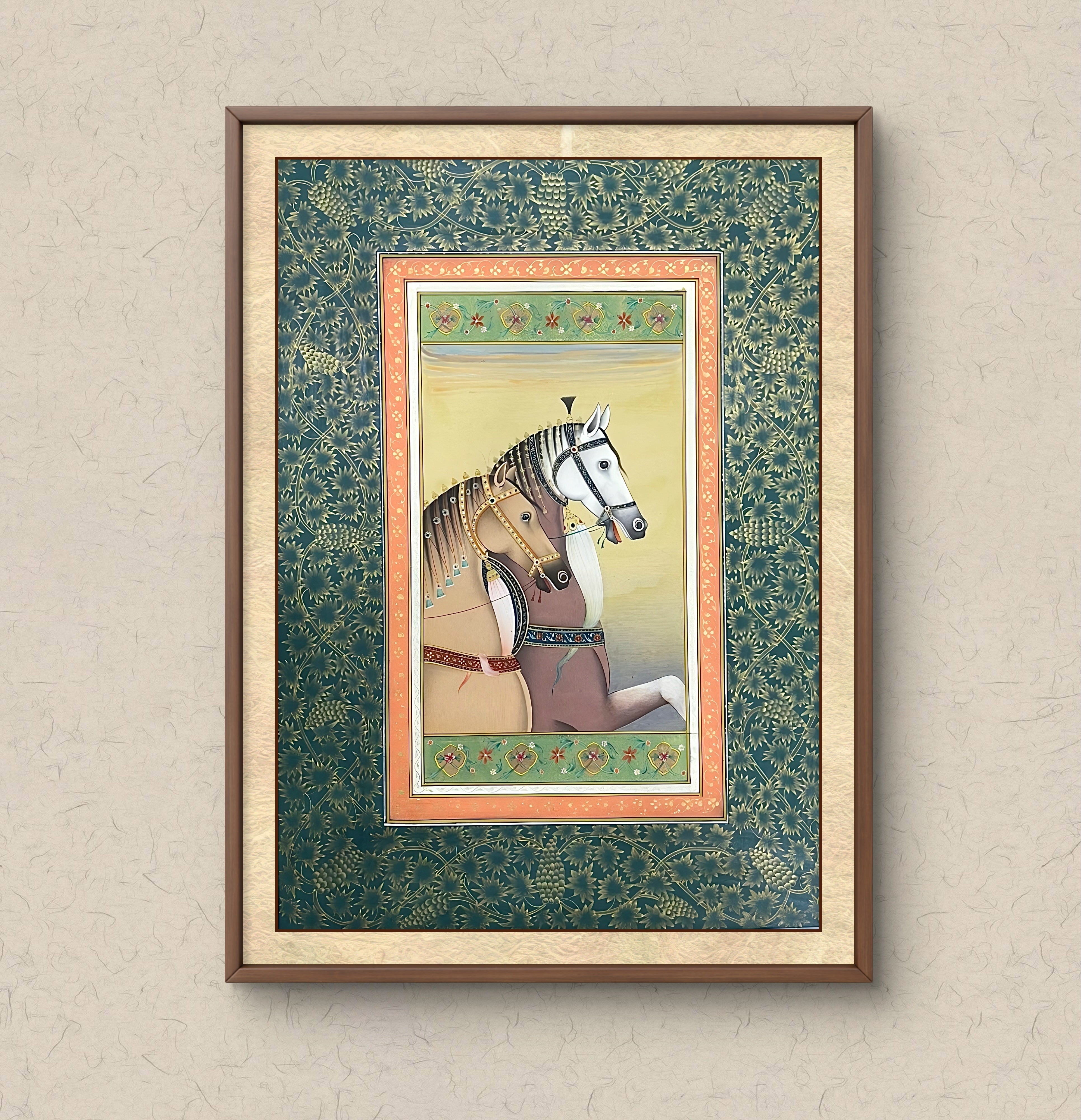 Twin Elegance – Miniature Horse Masterpiece