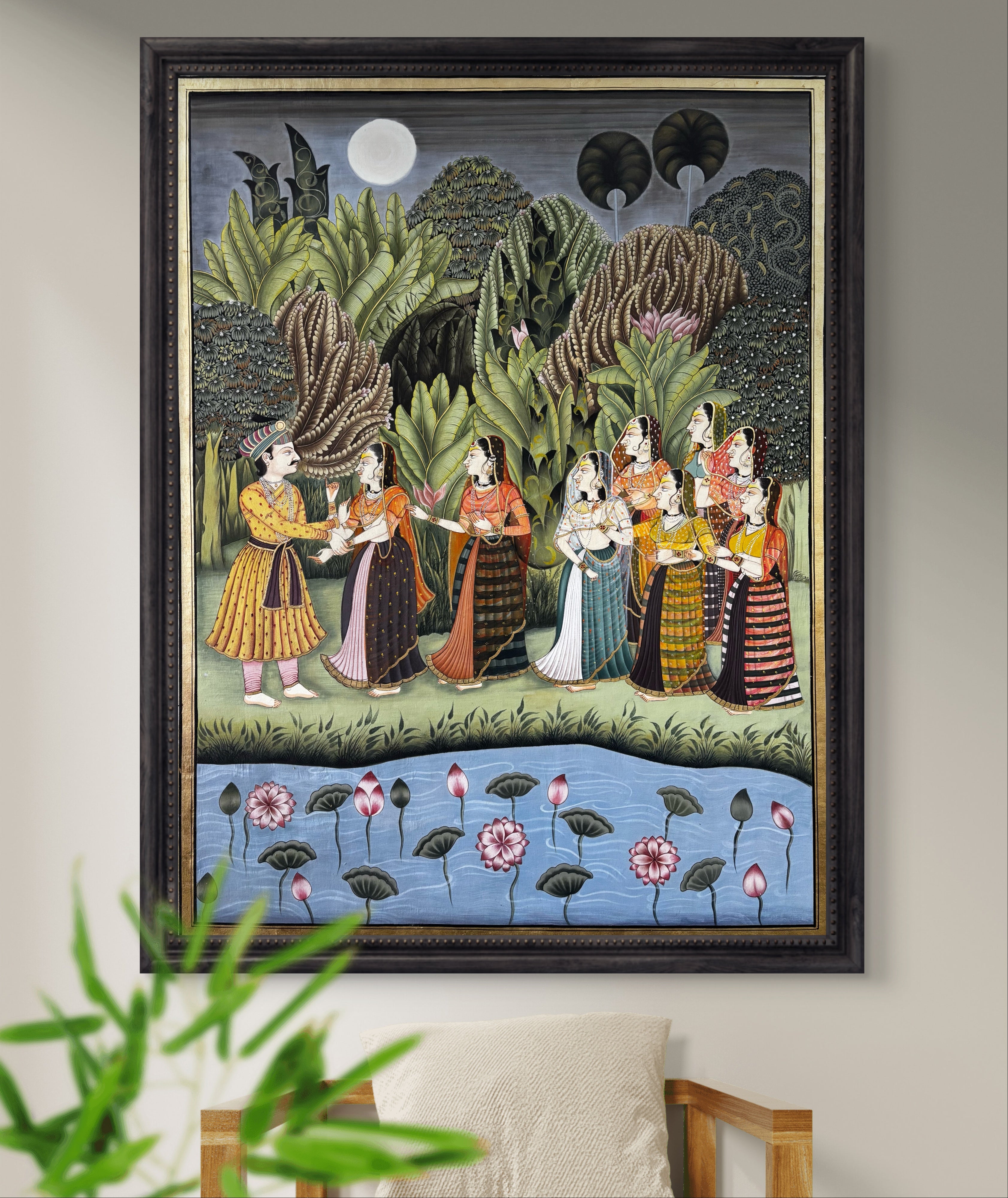 Moonlit Serenade with Royal Maidens