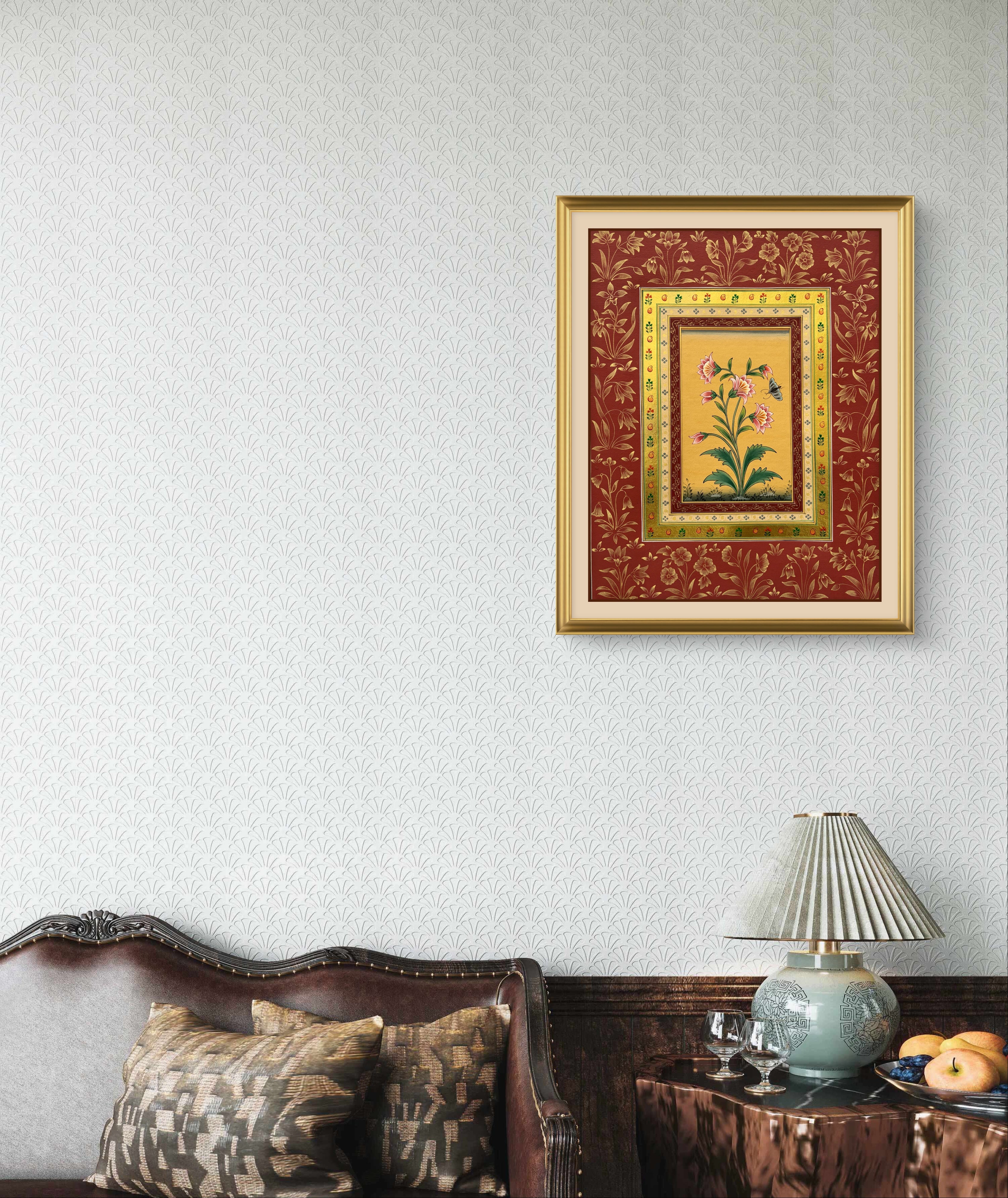 Golden Petals and Insect Flight