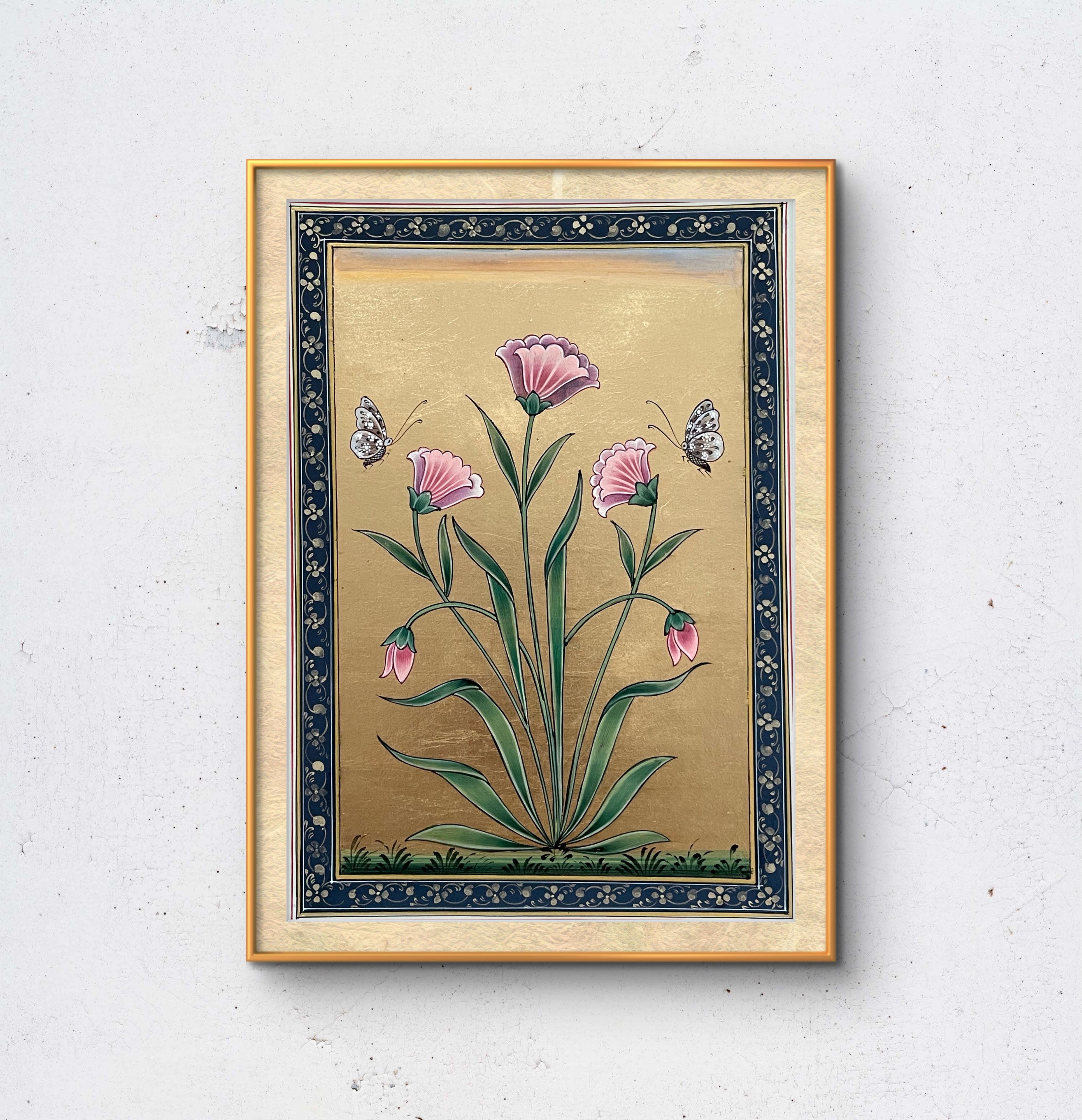 Pink Whispers on a Golden Field