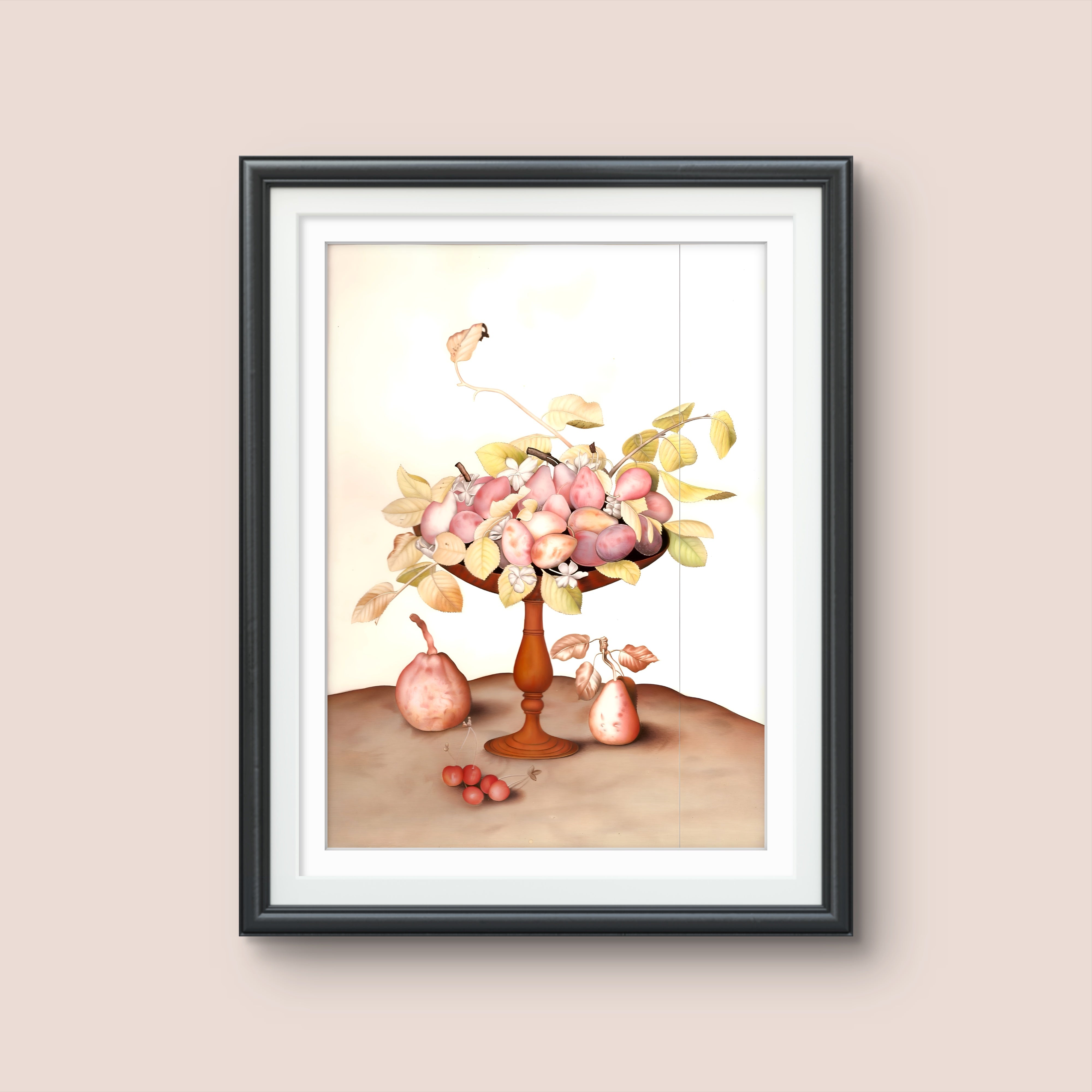 Fruitful Elegance on Pedestal Stand