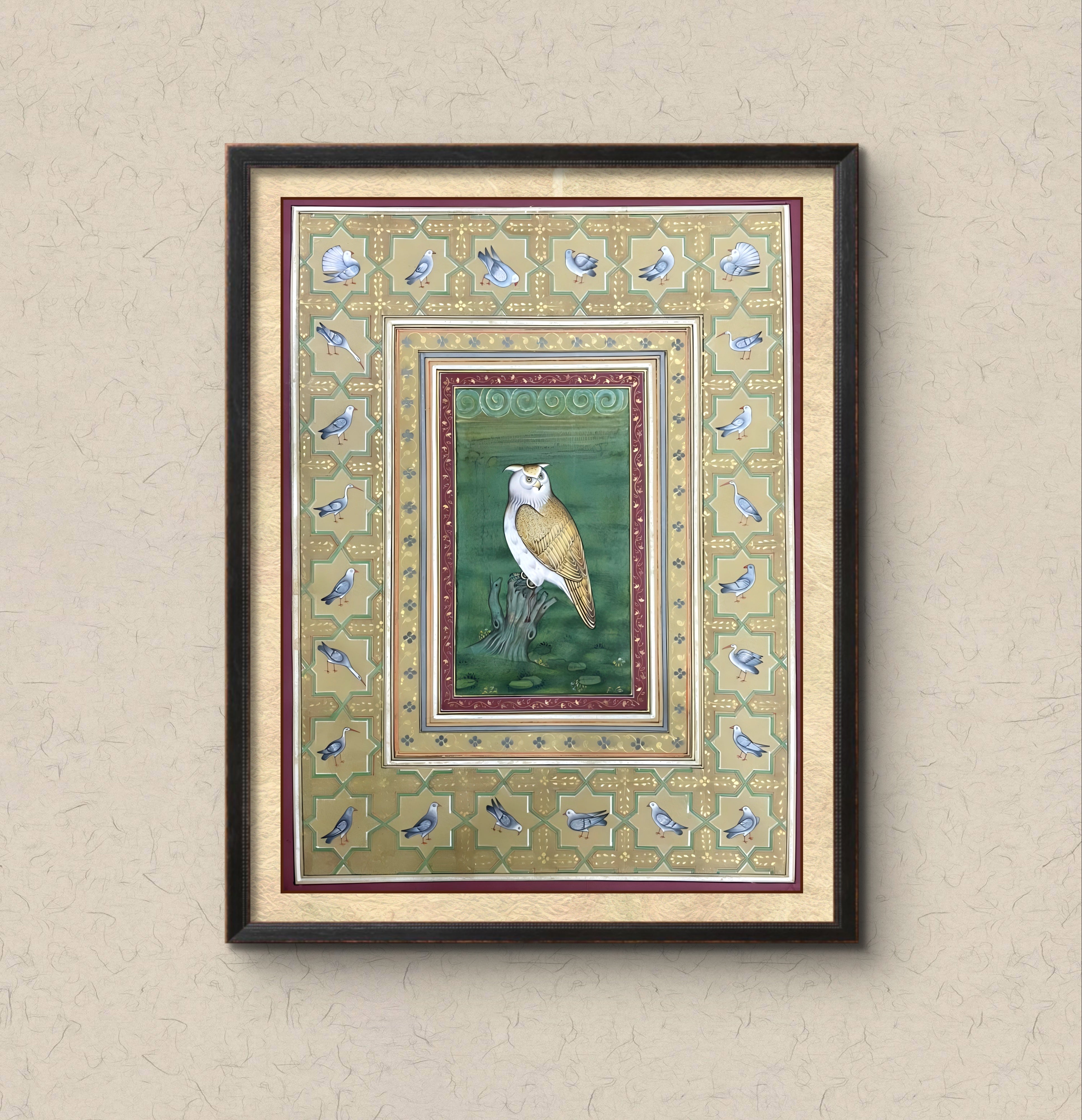 Regal Owl (east facing) – Handcrafted Miniature Art