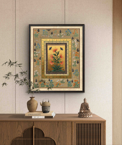 Floral Symphony in Amber