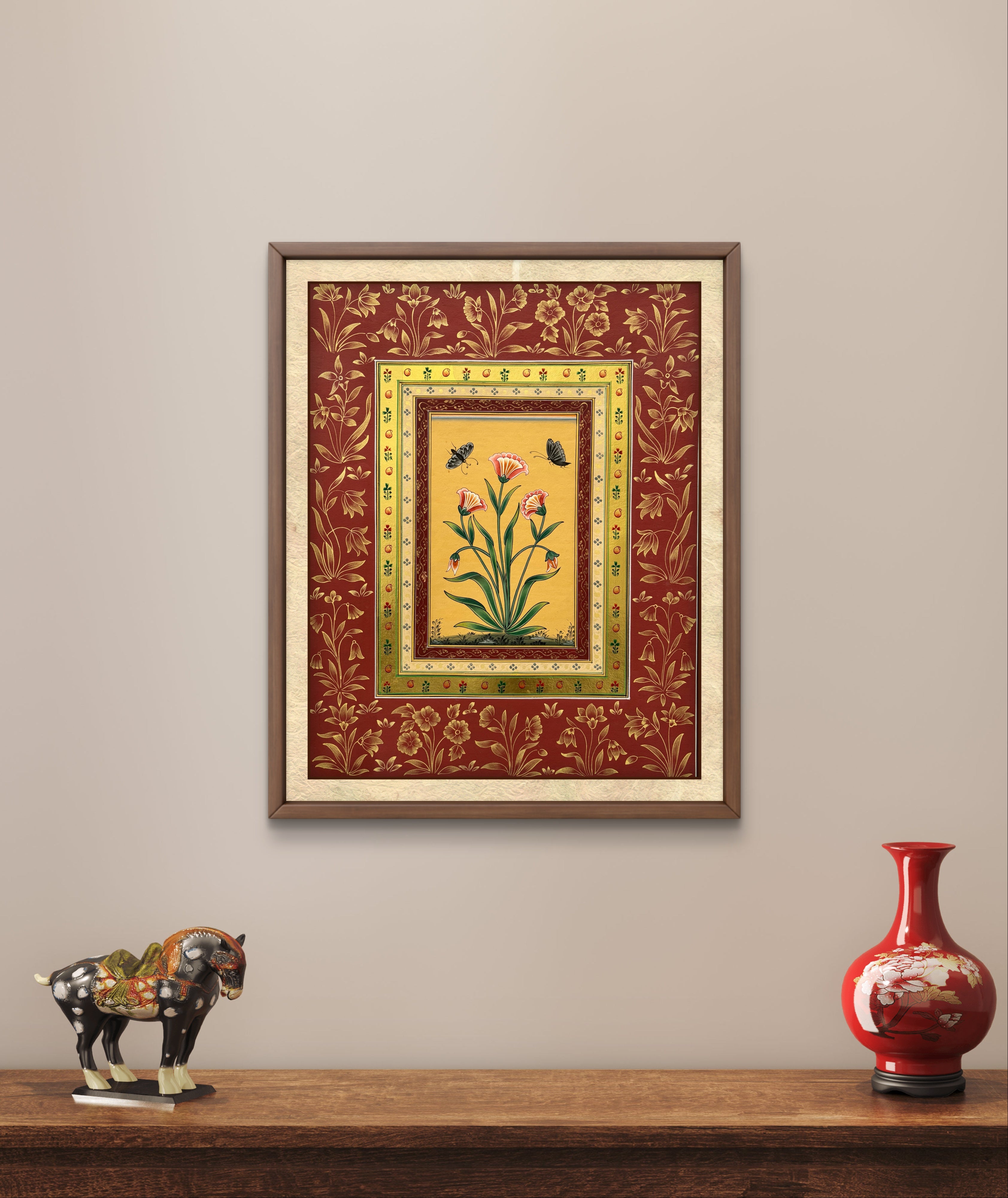 Golden Bells with Insect Companions