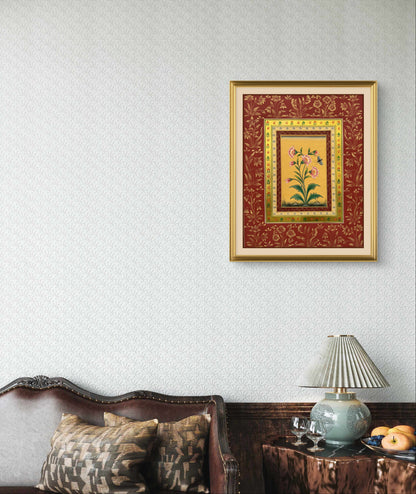 Golden Petals and Insect Flight