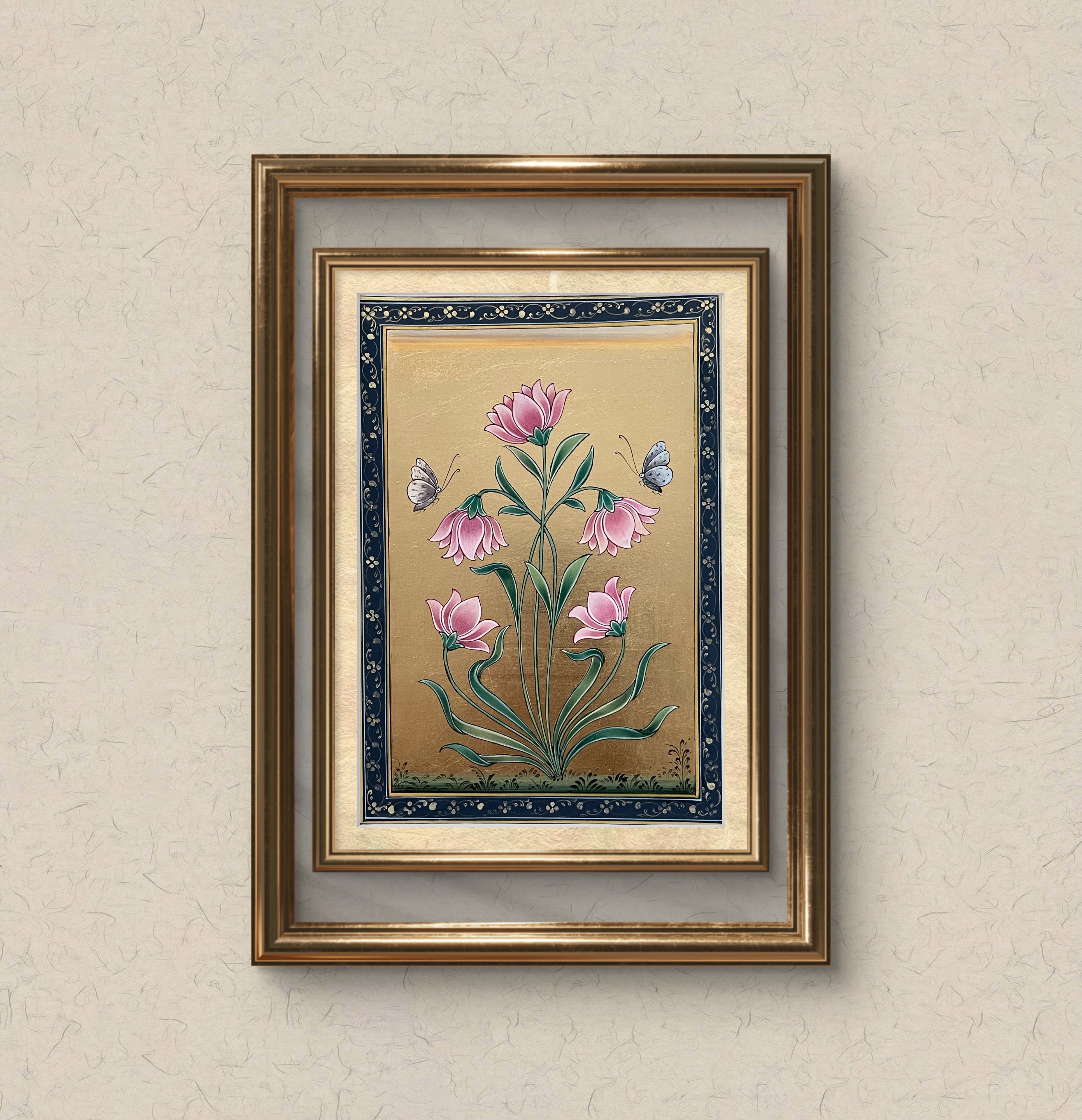 Pink Petals and Winged Whispers