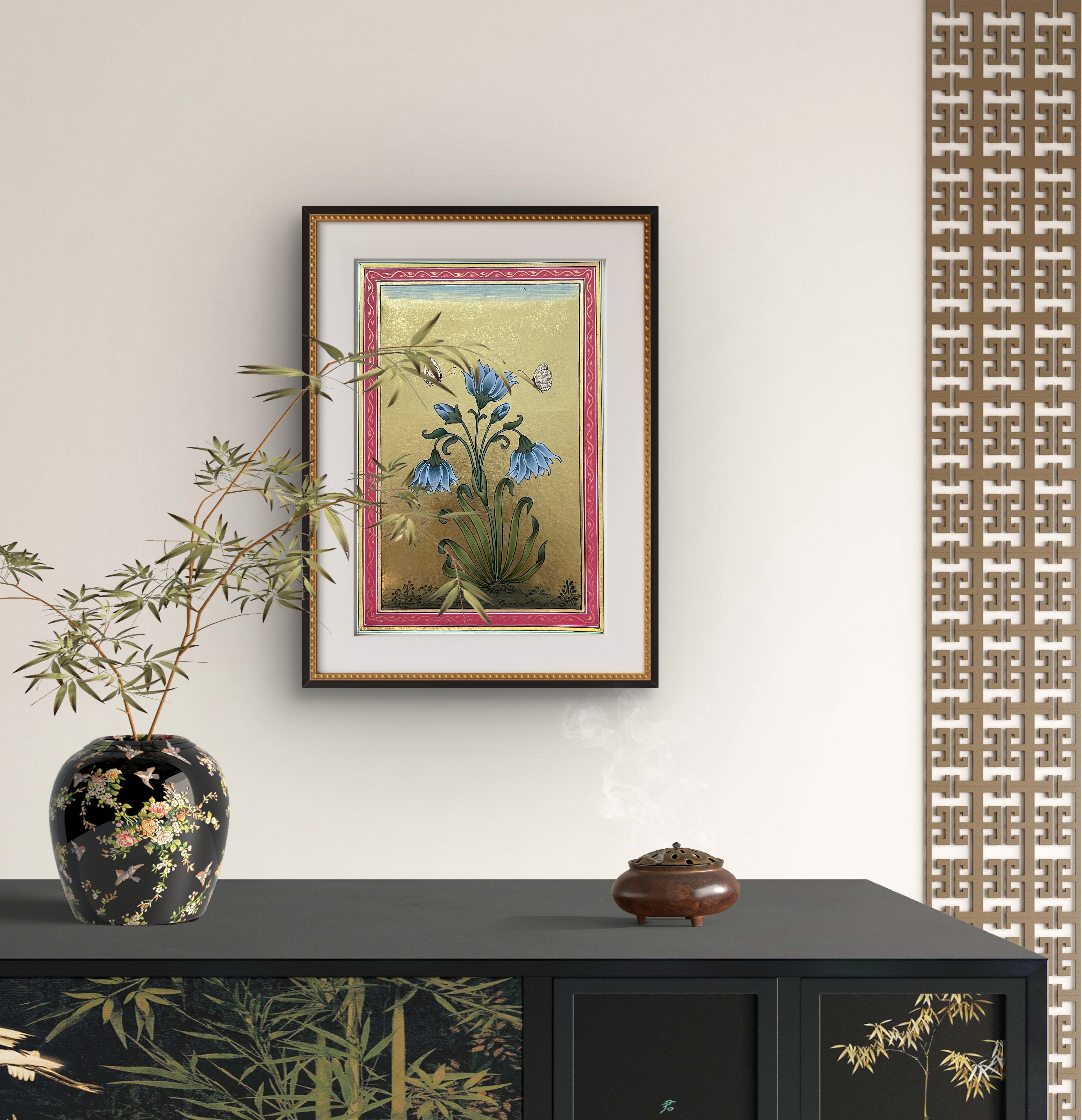 Blue Elegance in Blooming Form